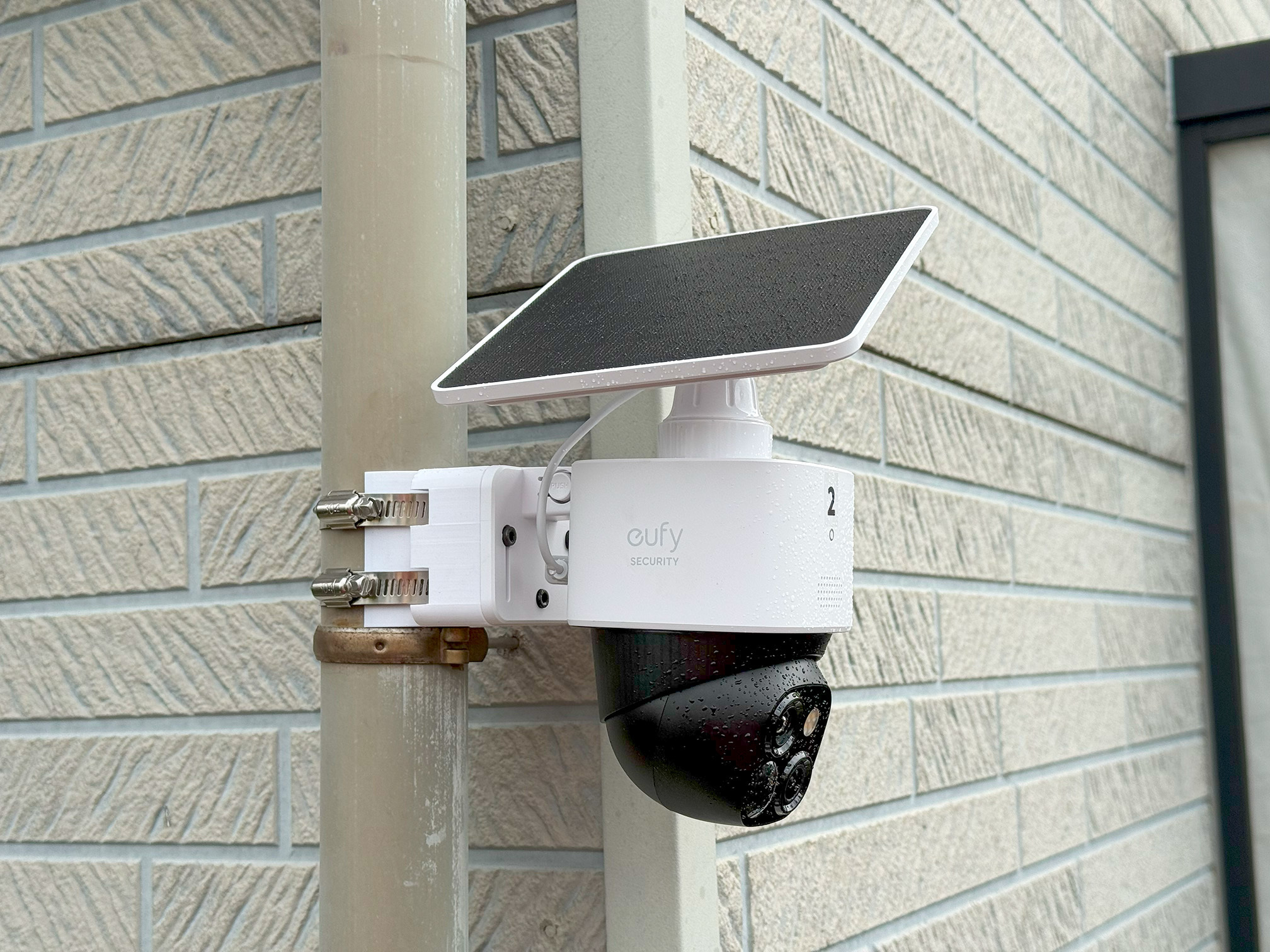 セキュリティカメラAnker Eufy SoloCam S340用雨樋/ポールマウント