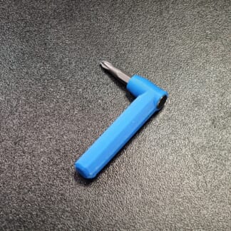4mm六角ビット用L字ホルダー（マグネット付き）