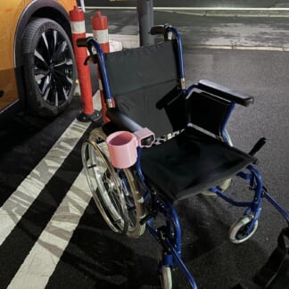 車椅子スワニーミニ用ドリンクホルダー